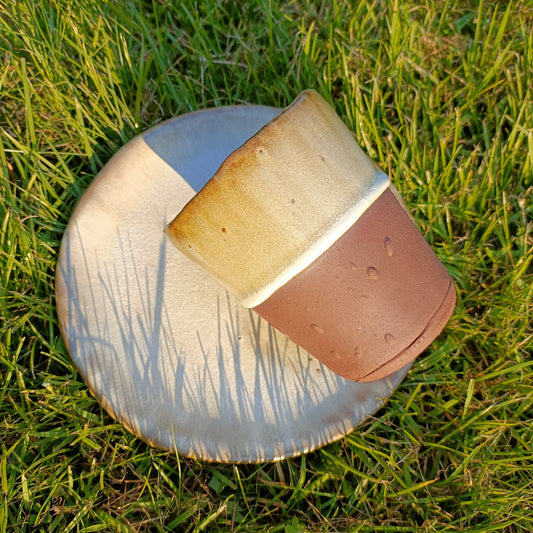 Keramik Becher und Teller Set - ready to ship