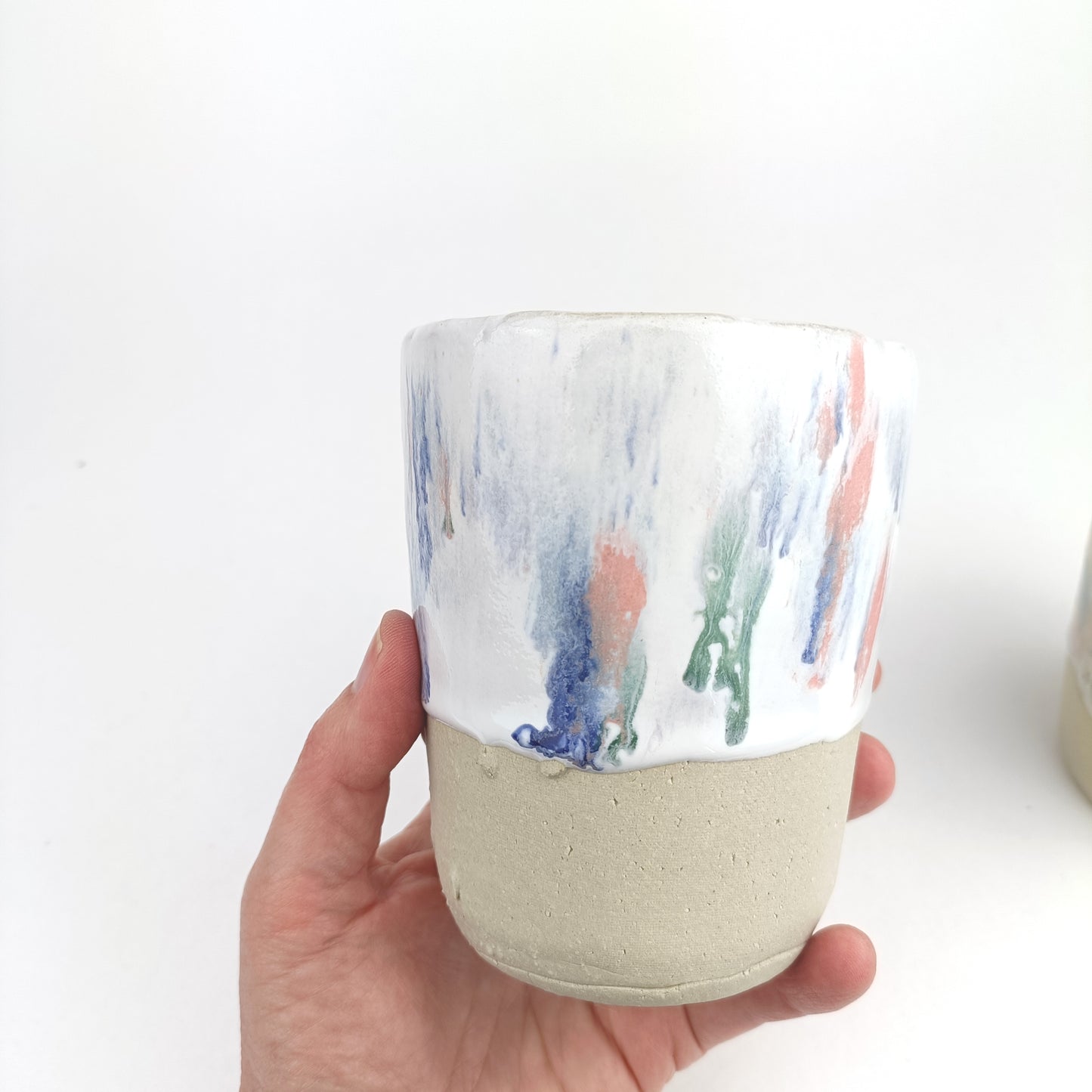 Keramik Becher bunt - ready to ship