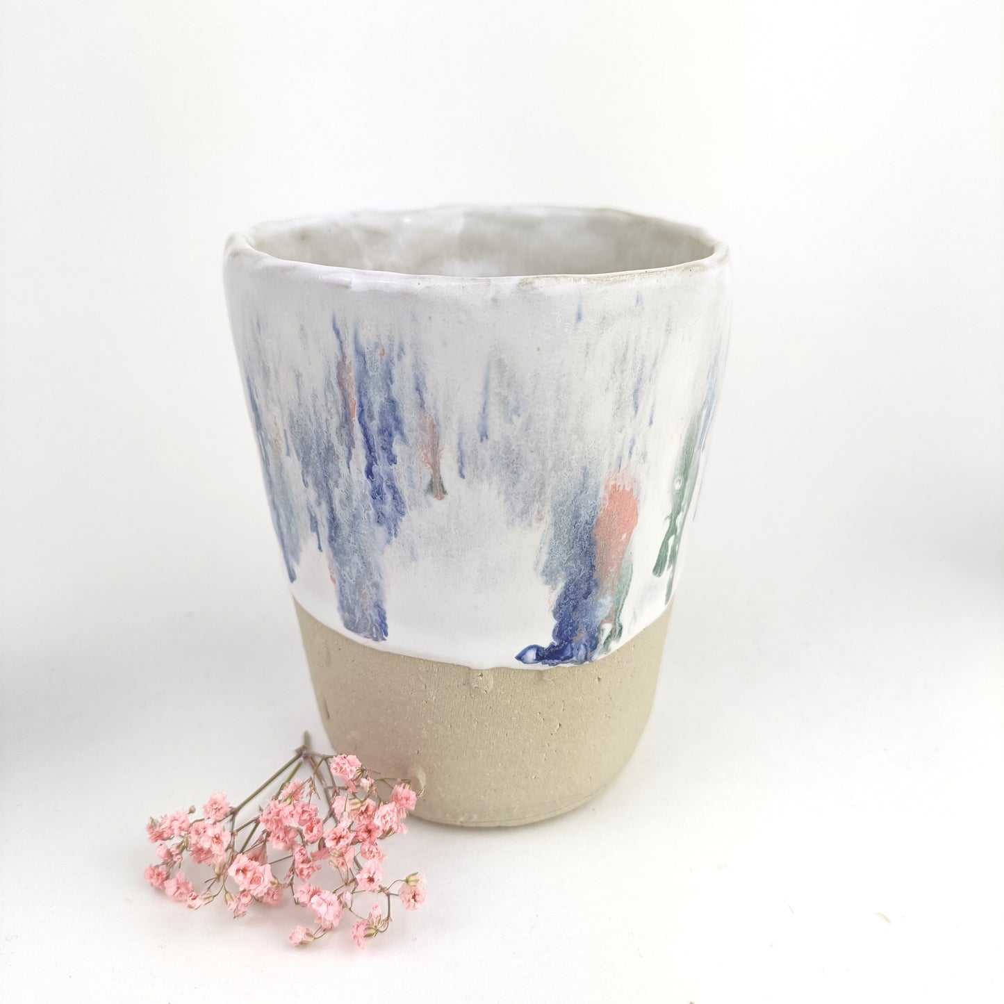 Keramik Becher bunt - ready to ship