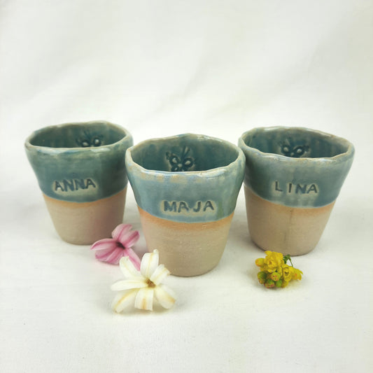 Personalisierter Keramik Kinderbecher