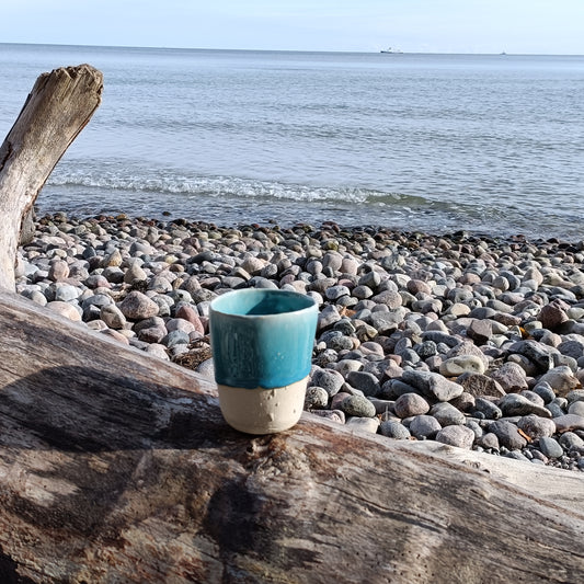 Keramik Becher groß handgefertigt - ready to ship