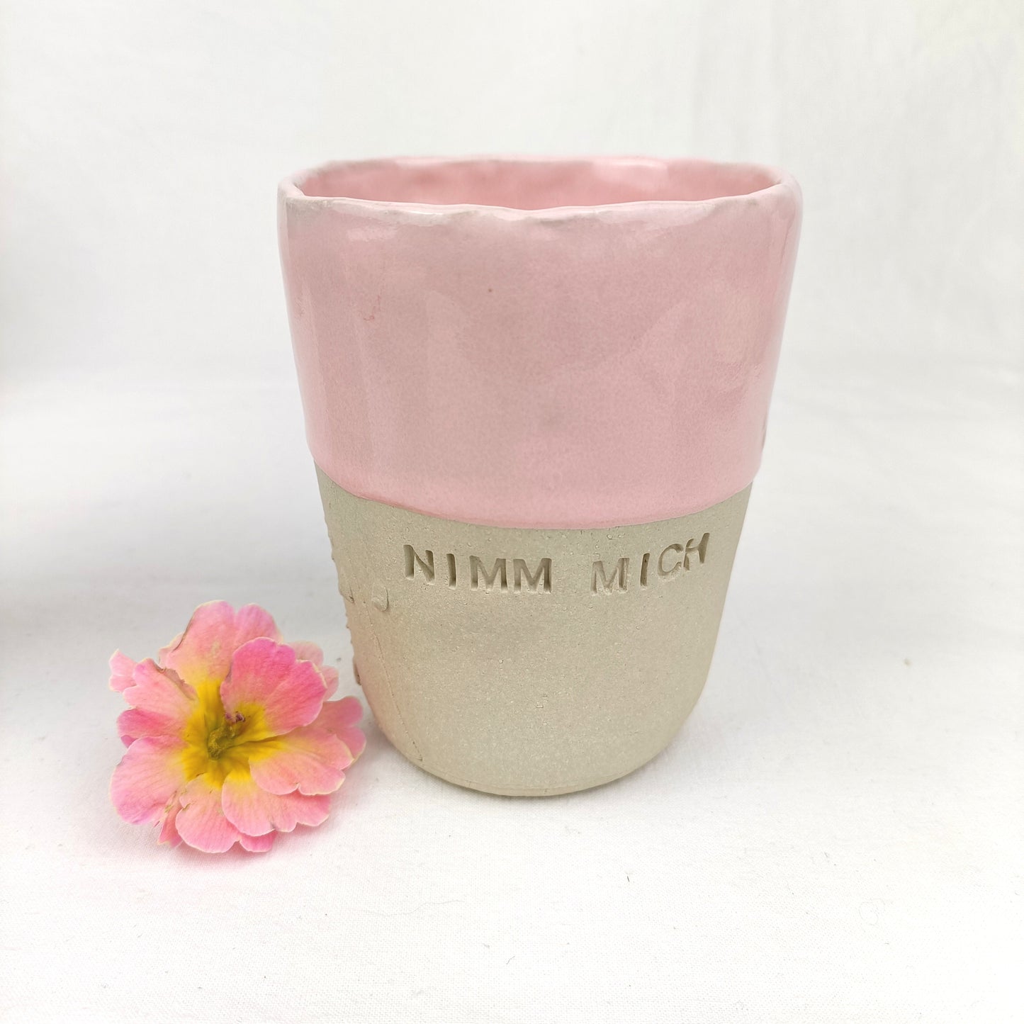 Keramik Becher schwarz - ready to ship