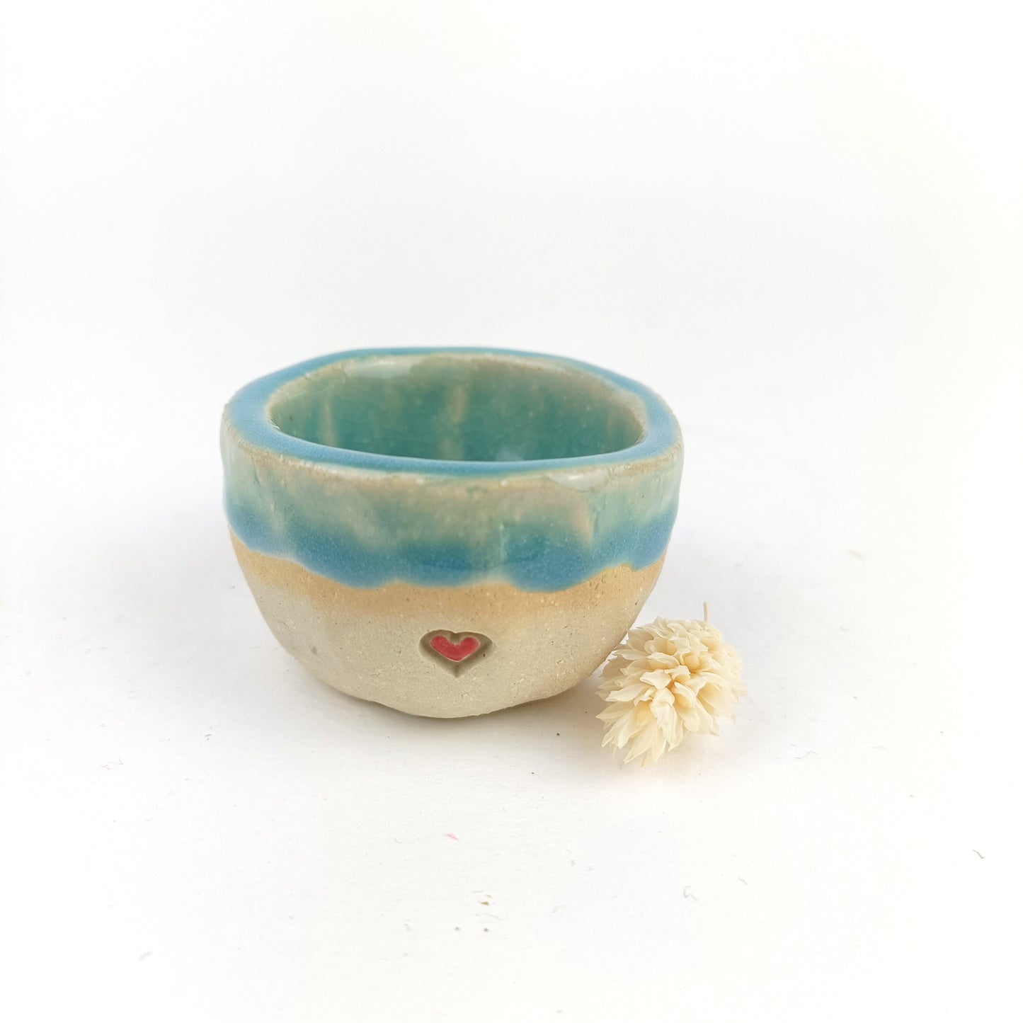 Keramik Eierbecher mit Herz - ready to ship