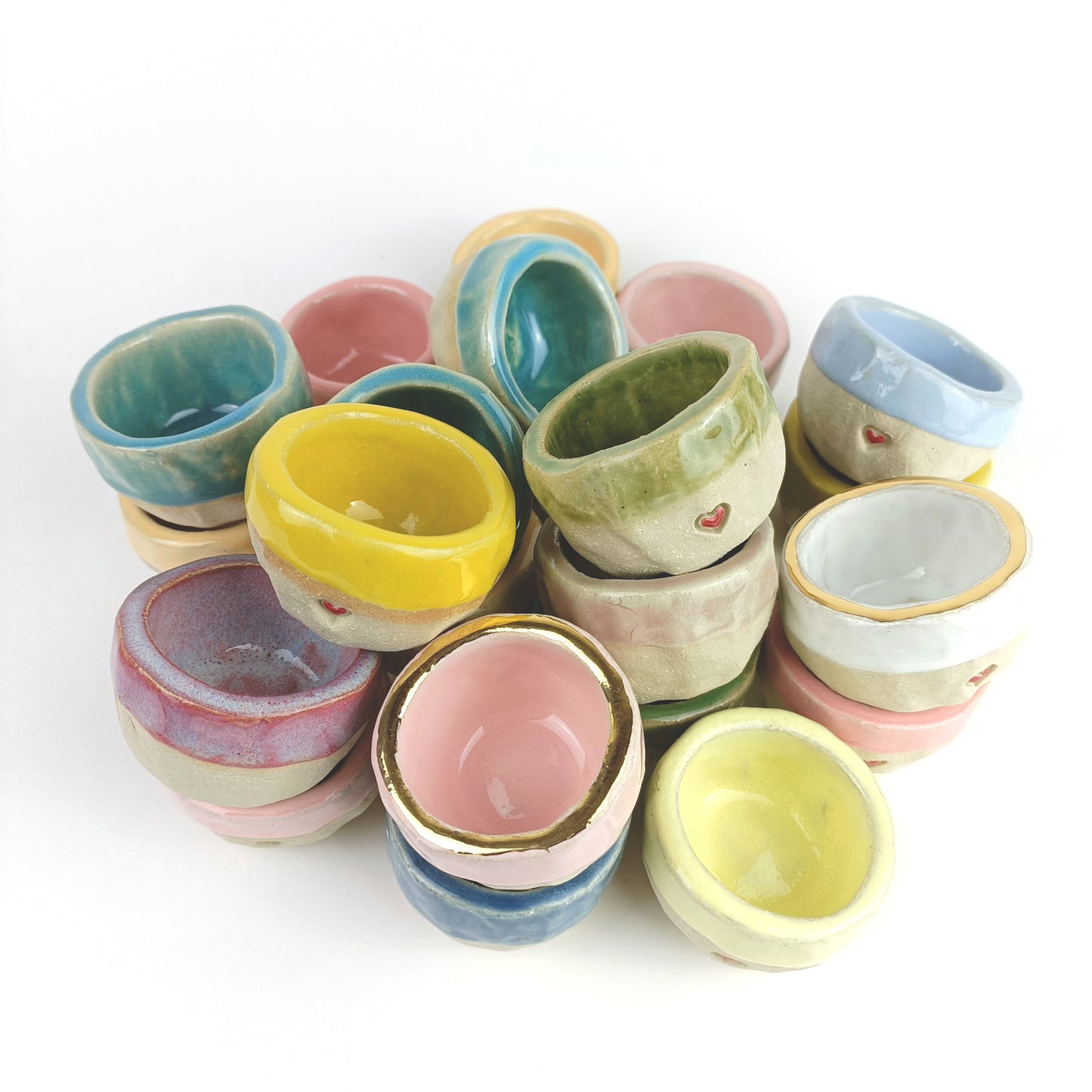 Keramik Eierbecher mit Herz - ready to ship