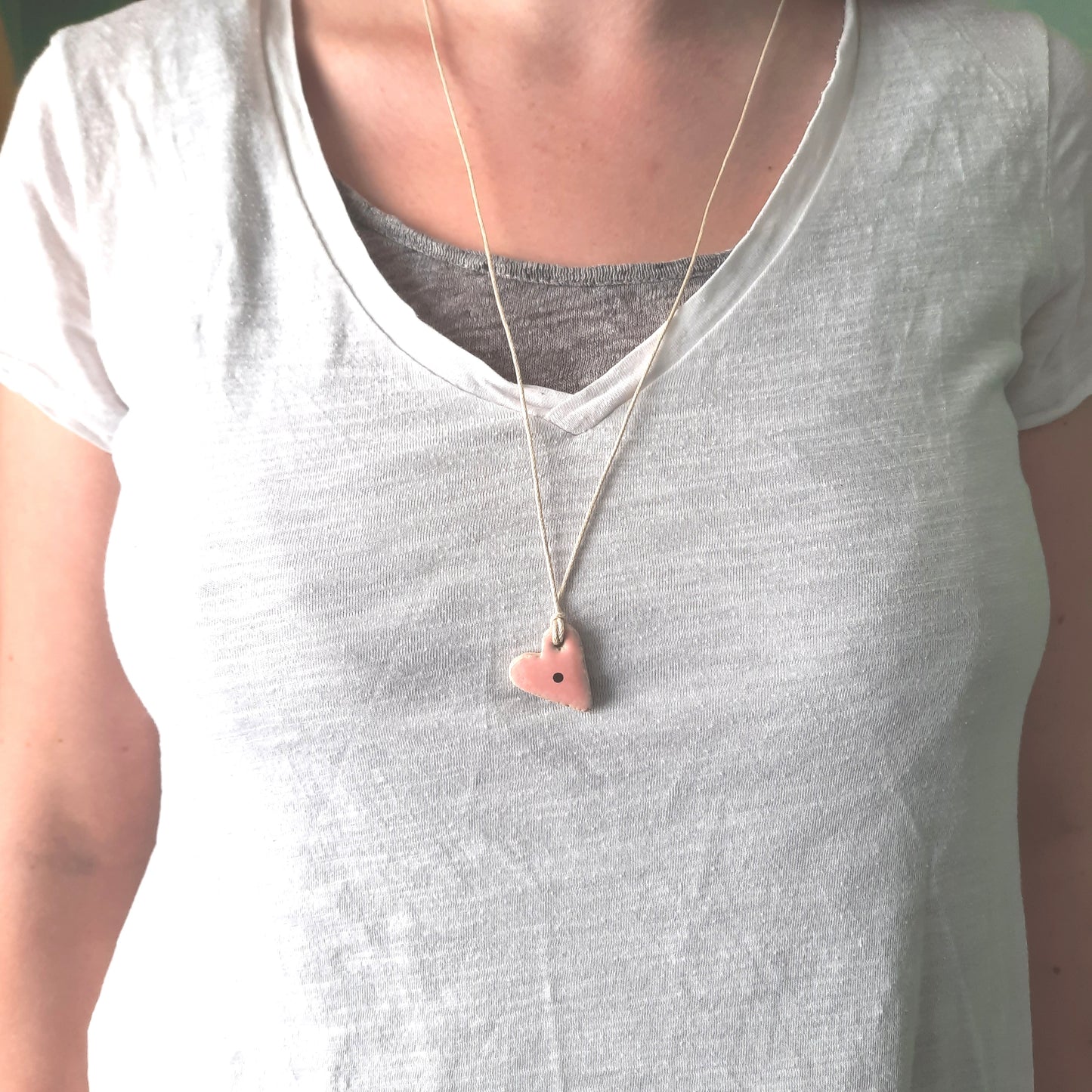 Keramik Kette mit Biene - ready to ship