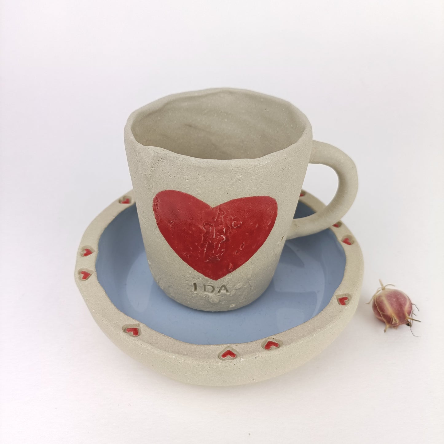 Keramik Kinderbecher Igel kleiner Becher - ready to ship