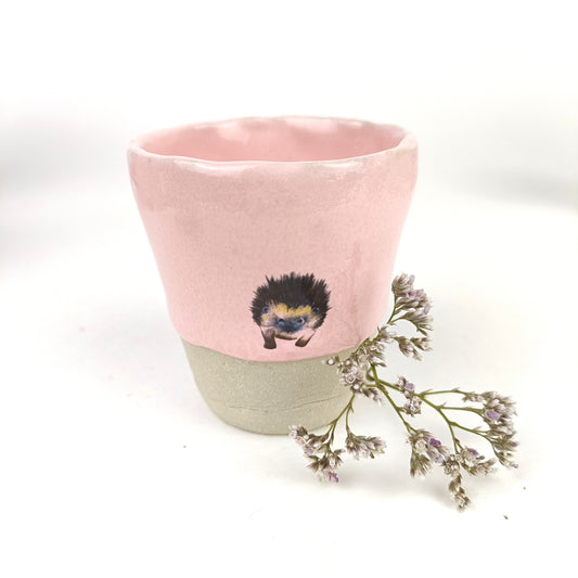 Keramik Kinderbecher Igel kleiner Becher - ready to ship
