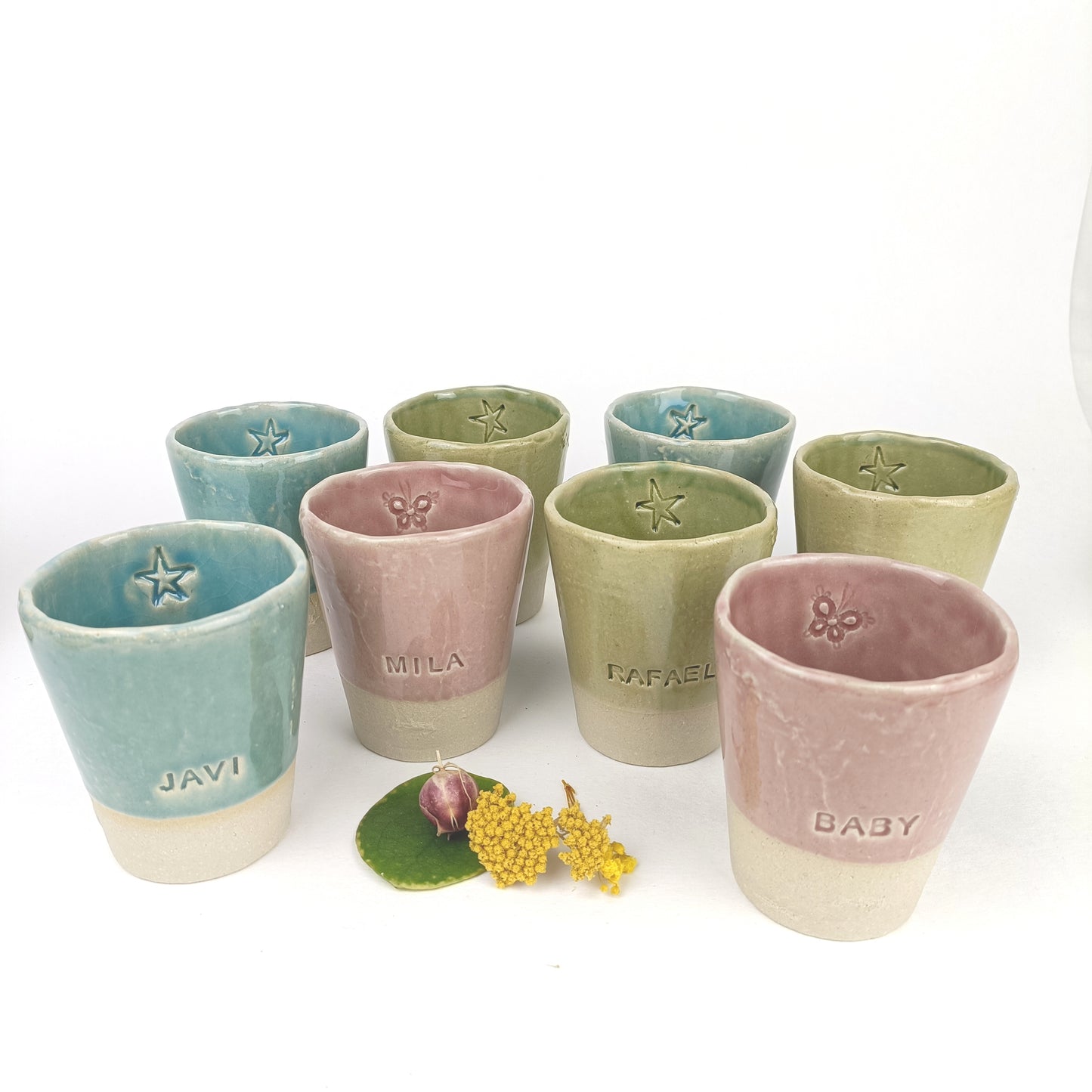 Keramik Kinderbecher Igel kleiner Becher - ready to ship