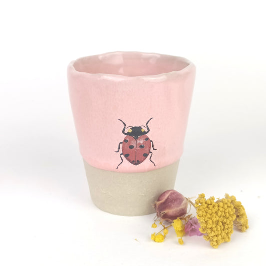 Keramik Kinderbecher Käfer kleiner Becher - ready to ship