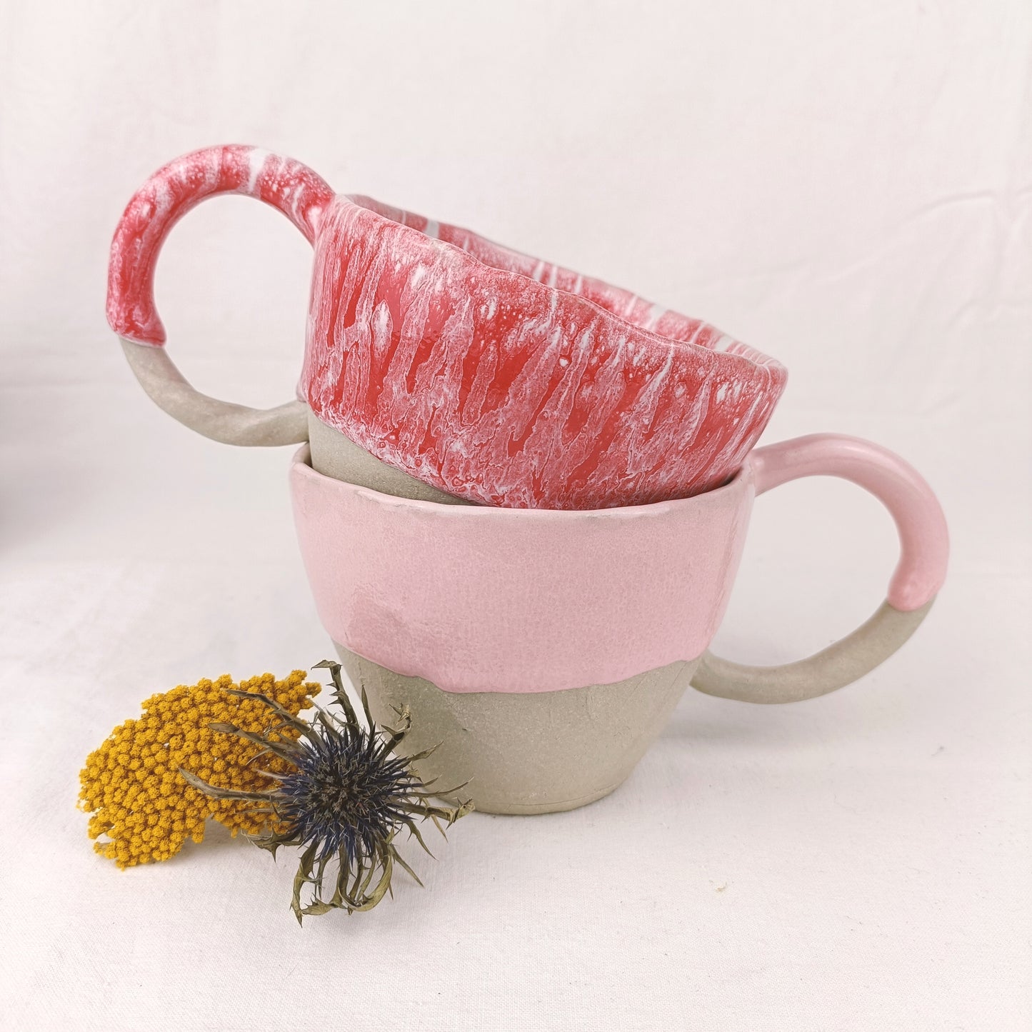 handgemachte große Keramik Tasse in verschiedene Farben - ready to ship