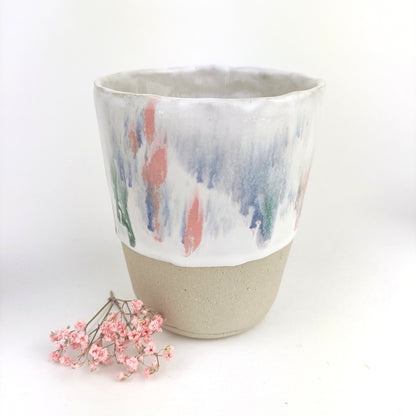 Keramik Becher bunt - ready to ship