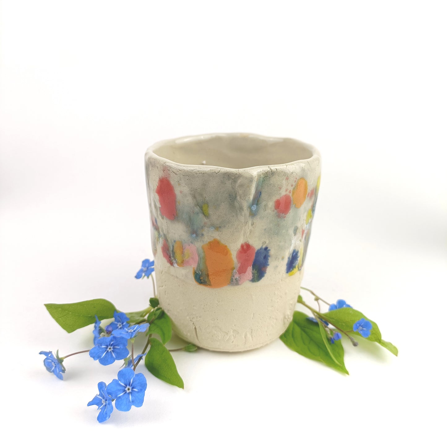 Keramik Becher bunt - ready to ship