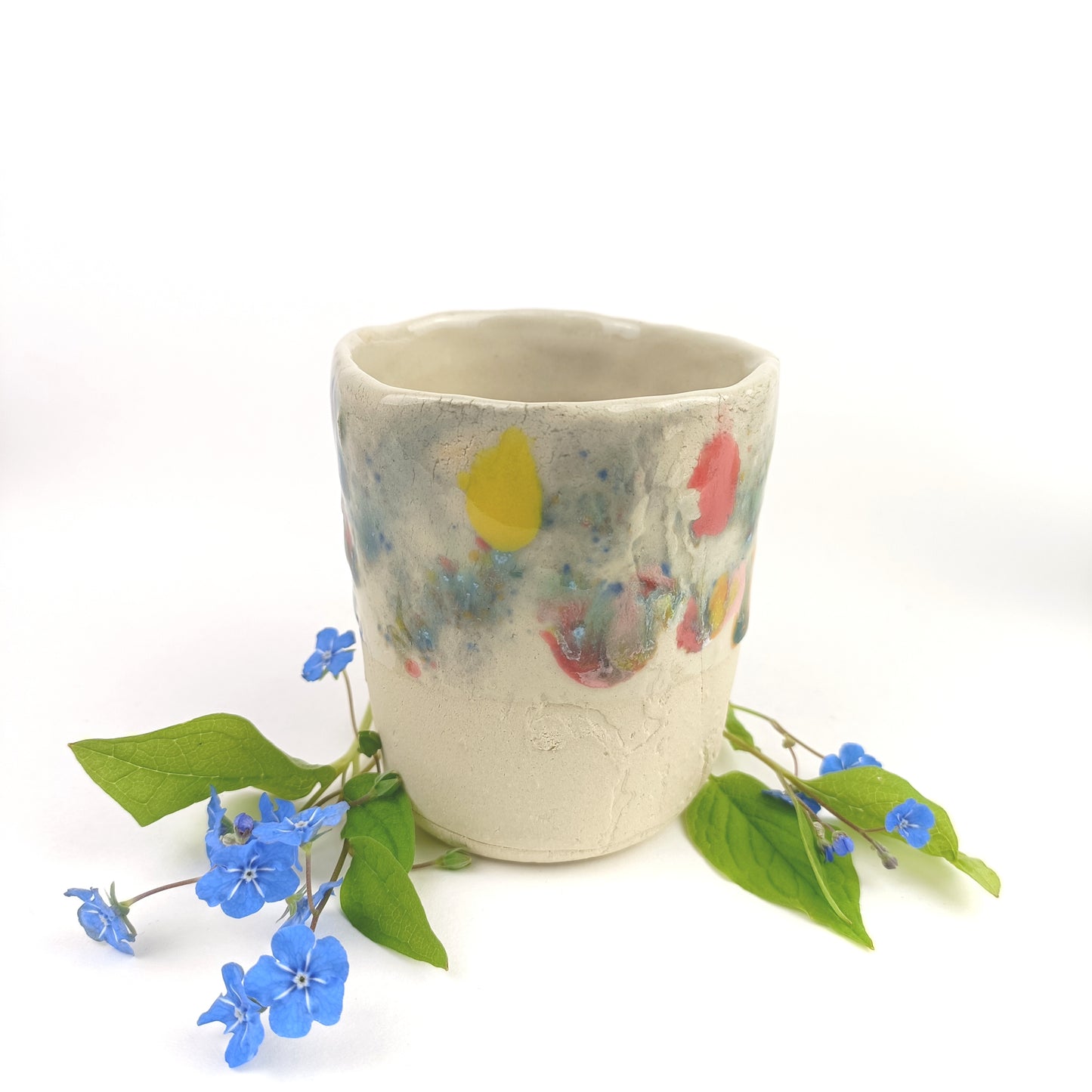 Keramik Becher bunt - ready to ship
