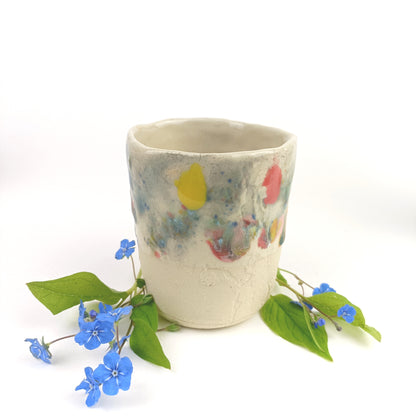 Keramik Becher bunt - ready to ship