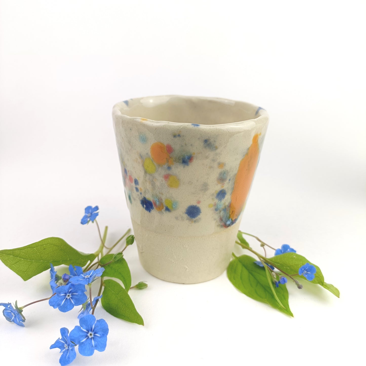 Keramik Becher bunt - ready to ship