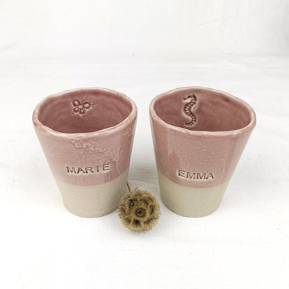 Personalisierter Keramik Kinderbecher