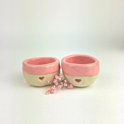 Keramik Eierbecher mit Herz - ready to ship