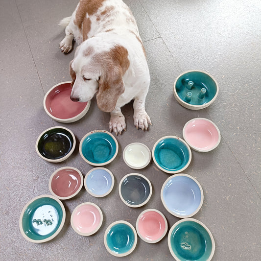Personalisierter Keramik Hundenapf L