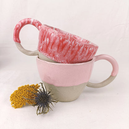 handgemachte große Keramik Tasse in verschiedene Farben - ready to ship