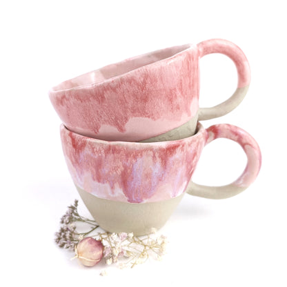 handgemachte große Keramik Tasse in verschiedene Farben - ready to ship