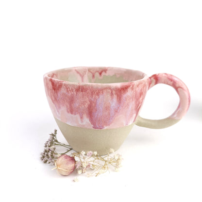 handgemachte große Keramik Tasse in verschiedene Farben - ready to ship