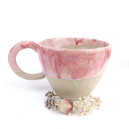 handgemachte große Keramik Tasse in verschiedene Farben - ready to ship