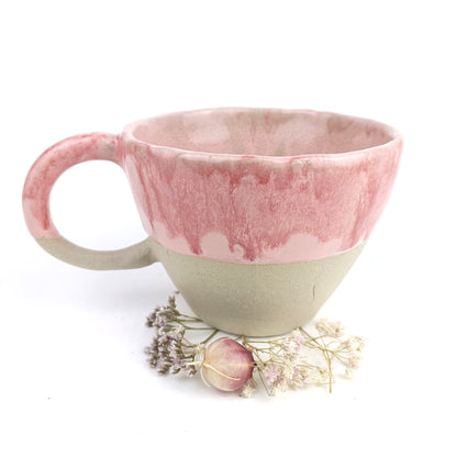handgemachte große Keramik Tasse in verschiedene Farben - ready to ship