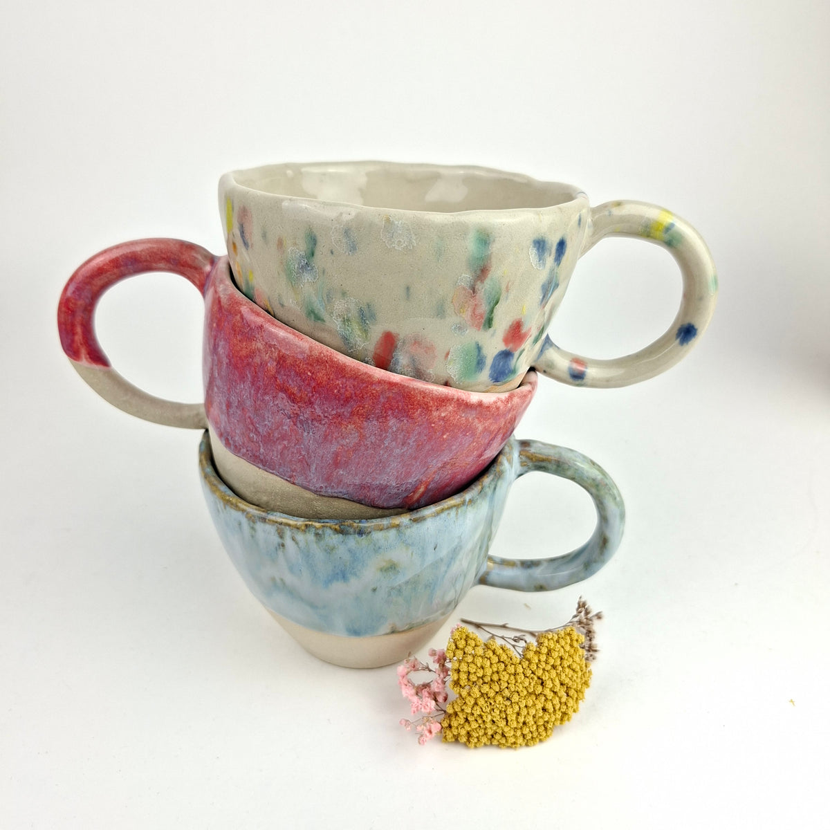 handgemachte große Keramik Tasse in verschiedene Farben - ready to ship