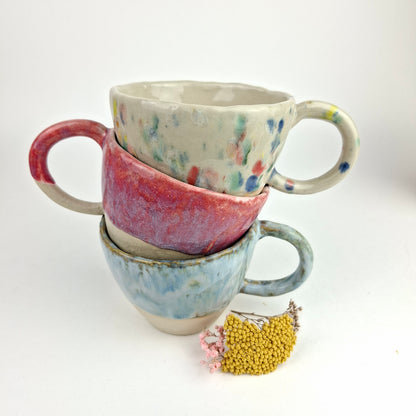 handgemachte große Keramik Tasse in verschiedene Farben - ready to ship