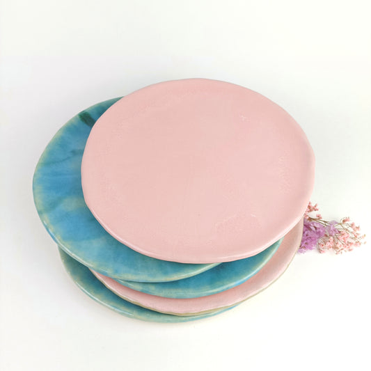 Keramik großer Teller verschiedene Farben - ready to ship